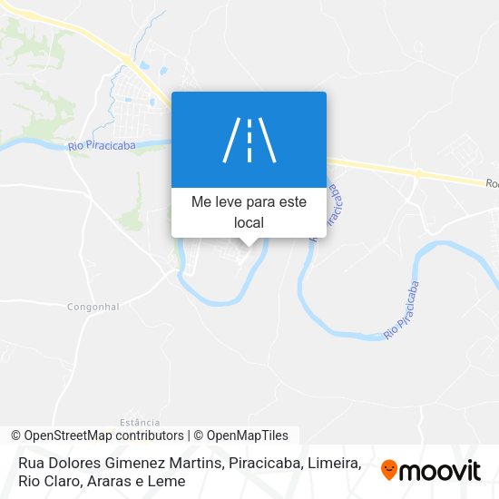 Rua Dolores Gimenez Martins mapa