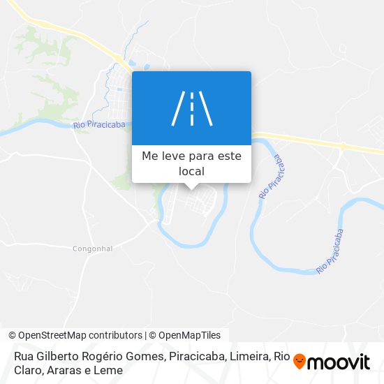 Rua Gilberto Rogério Gomes mapa