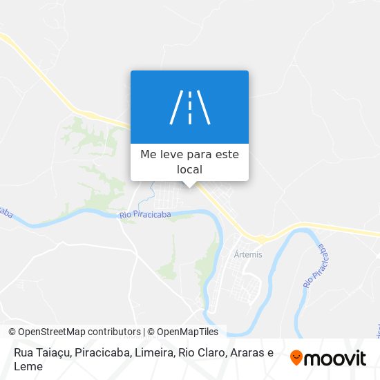 Rua Taiaçu mapa