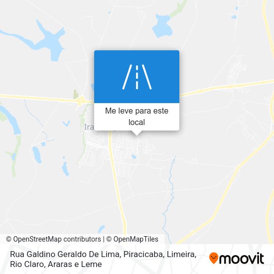 Rua Galdino Geraldo De Lima mapa