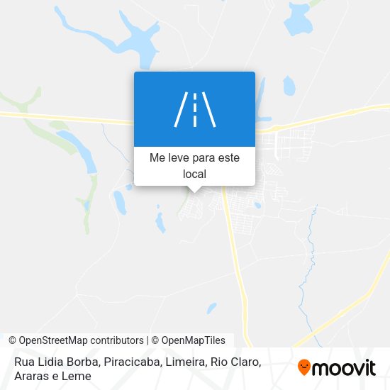 Rua Lidia Borba mapa