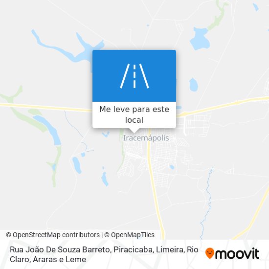 Rua João De Souza Barreto mapa