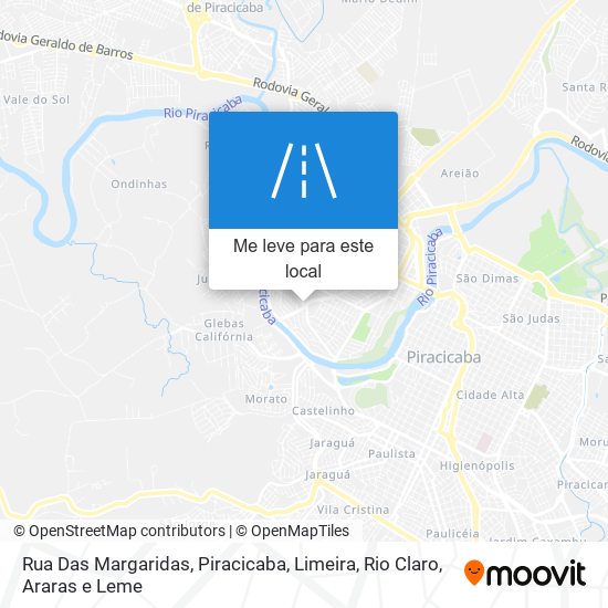 Rua Das Margaridas mapa