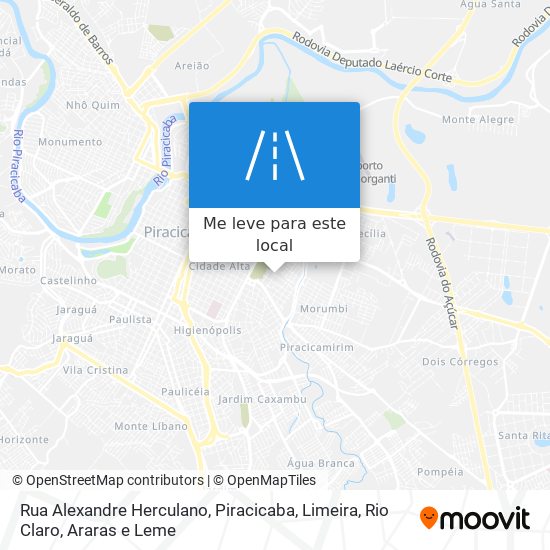 Rua Alexandre Herculano mapa