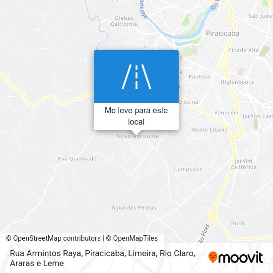 Rua Armintos Raya mapa