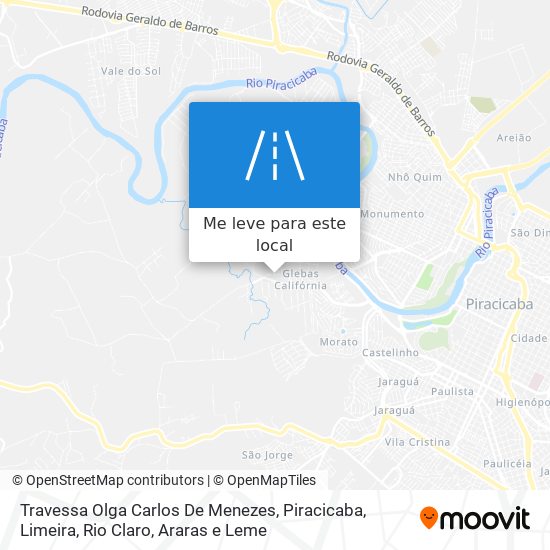 Travessa Olga Carlos De Menezes mapa