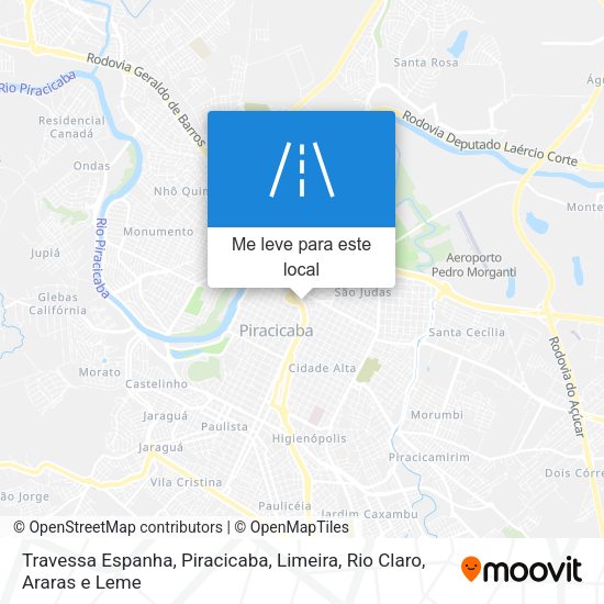 Travessa Espanha mapa