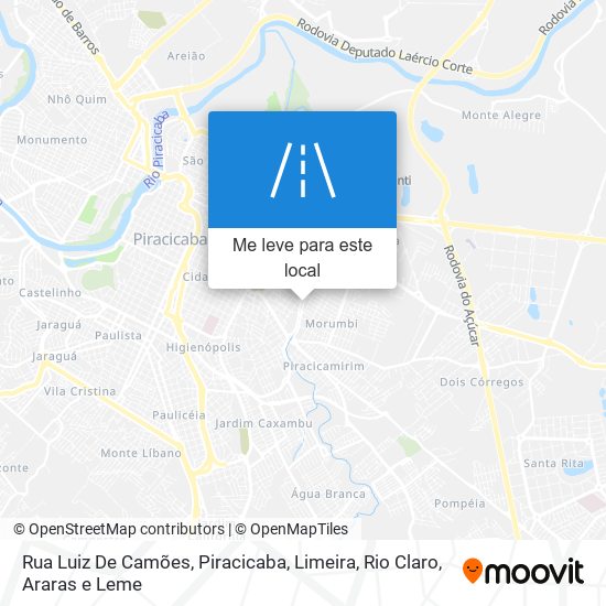 Rua Luiz De Camões mapa