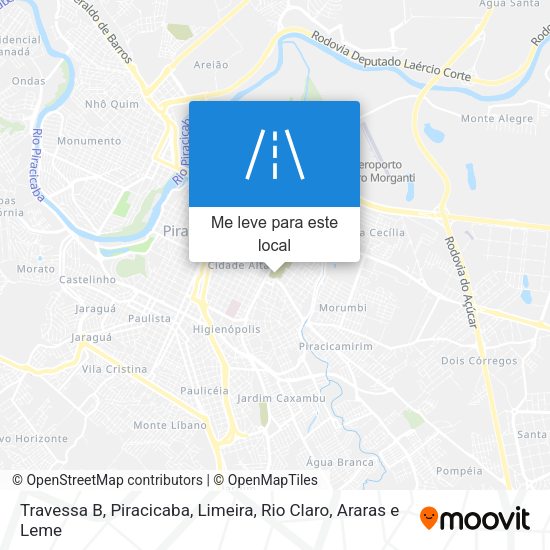 Travessa B mapa