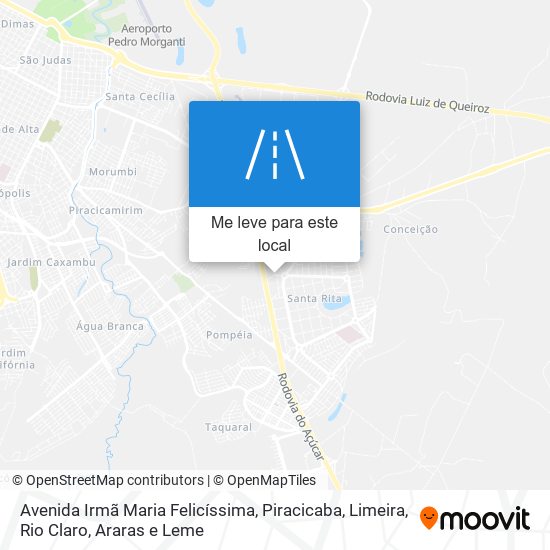 Avenida Irmã Maria Felicíssima mapa