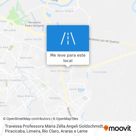 Travessa Professora Maria Zélia Angeli Goldschmidt mapa