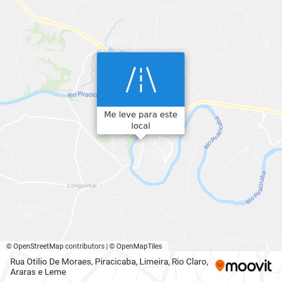 Rua Otilio De Moraes mapa