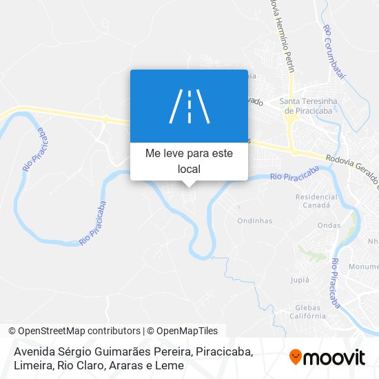 Avenida Sérgio Guimarães Pereira mapa