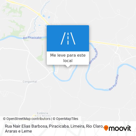 Rua Nair Elias Barbosa mapa