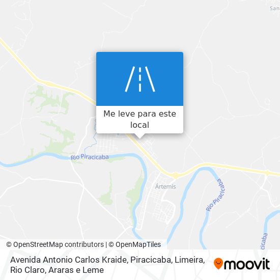 Avenida Antonio Carlos Kraide mapa