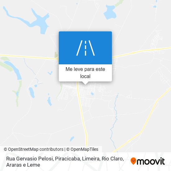 Rua Gervasio Pelosi mapa