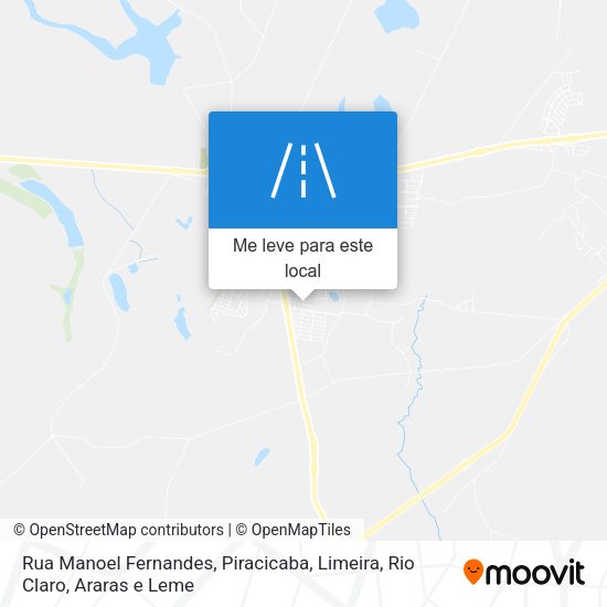 Rua Manoel Fernandes mapa