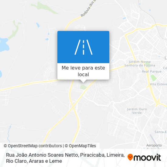 Rua João Antonio Soares Netto mapa