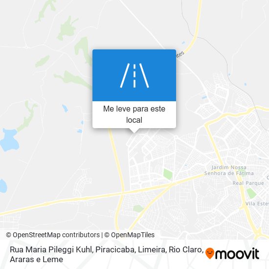 Rua Maria Pileggi Kuhl mapa