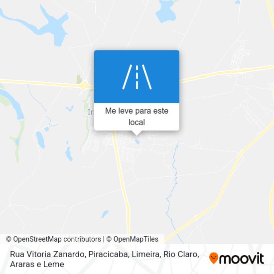 Rua Vitoria Zanardo mapa