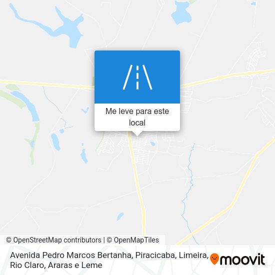 Avenida Pedro Marcos Bertanha mapa