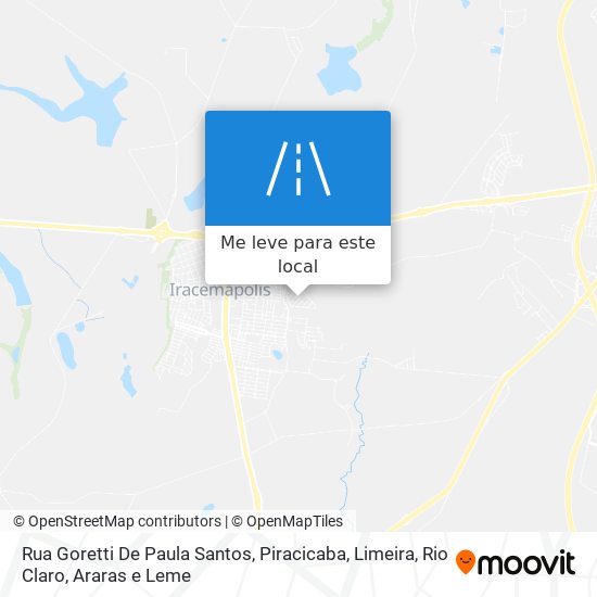 Rua Goretti De Paula Santos mapa