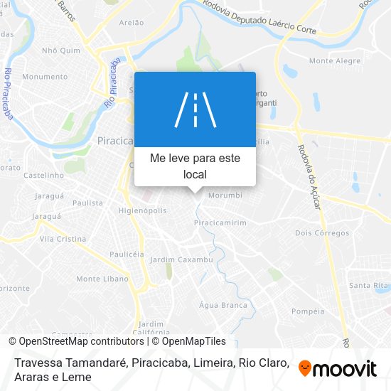 Travessa Tamandaré mapa