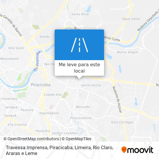 Travessa Imprensa mapa