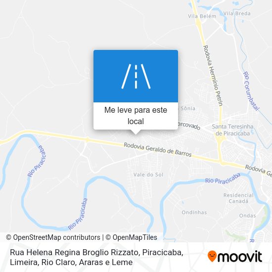 Rua Helena Regina Broglio Rizzato mapa