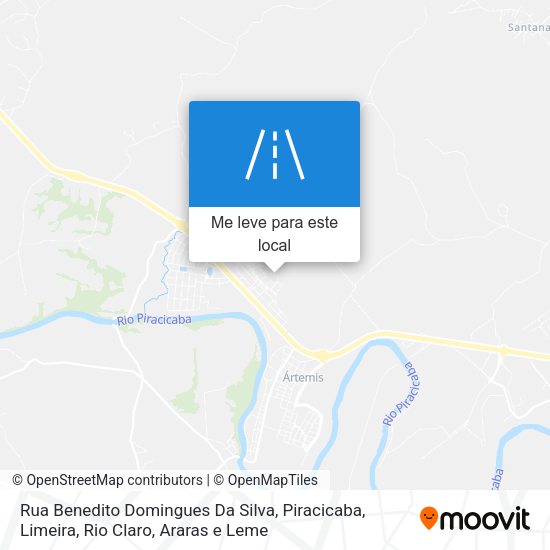 Rua Benedito Domingues Da Silva mapa