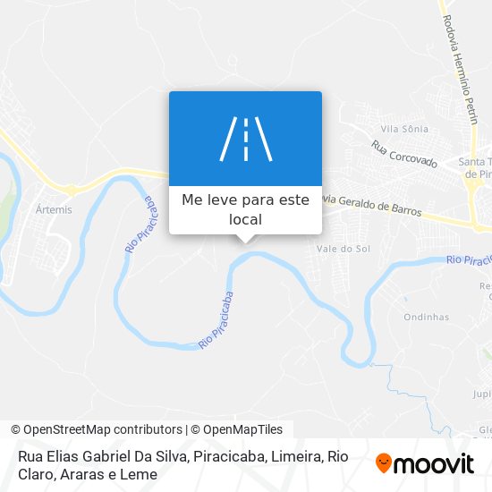 Rua Elias Gabriel Da Silva mapa