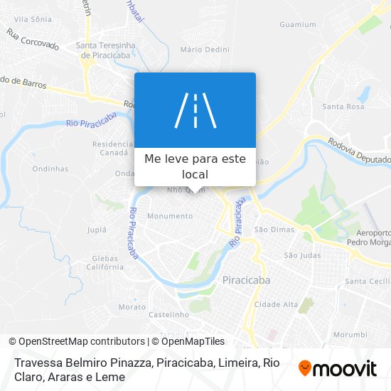 Travessa Belmiro Pinazza mapa