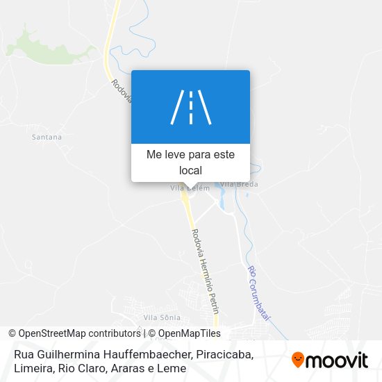 Rua Guilhermina Hauffembaecher mapa