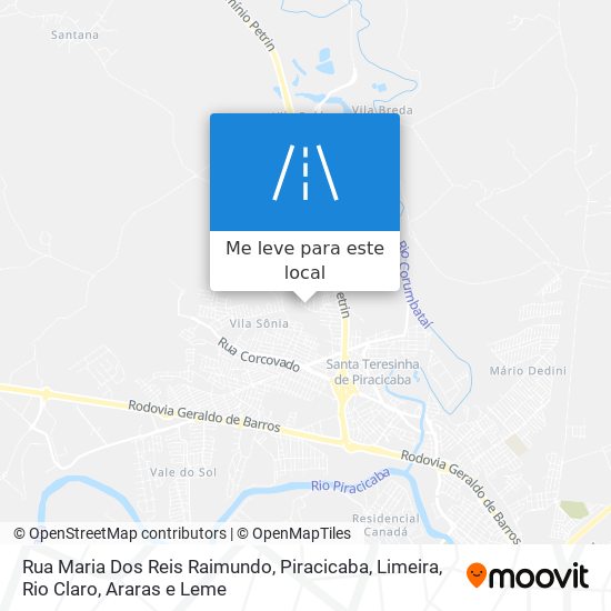 Rua Maria Dos Reis Raimundo mapa