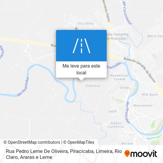 Rua Pedro Leme De Oliveira mapa