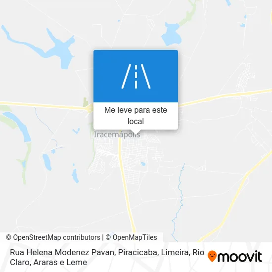 Rua Helena Modenez Pavan mapa