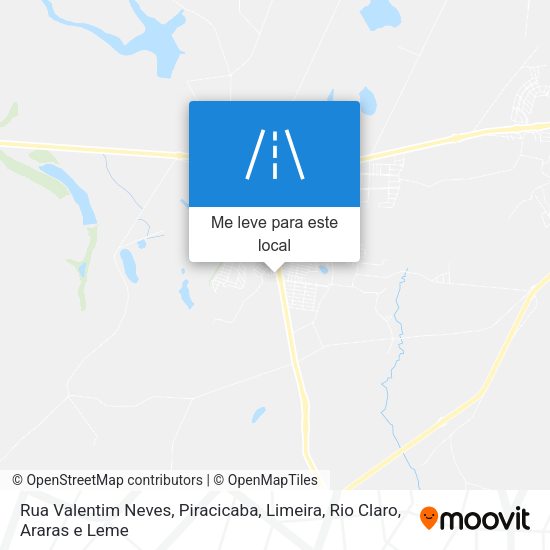 Rua Valentim Neves mapa