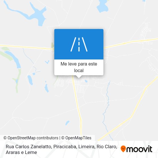 Rua Carlos Zanelatto mapa