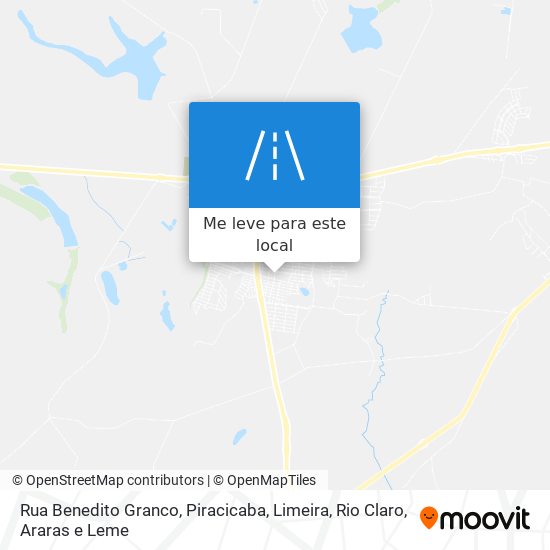 Rua Benedito Granco mapa