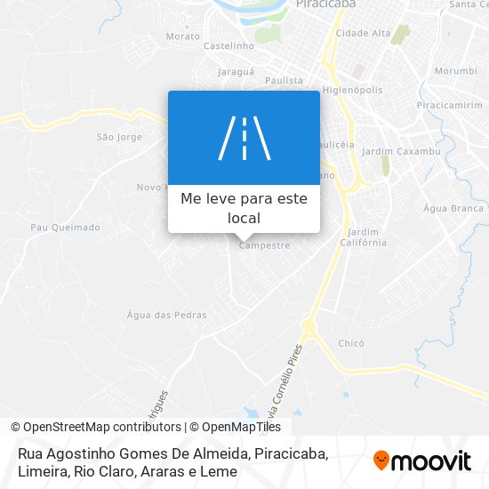 Rua Agostinho Gomes De Almeida mapa