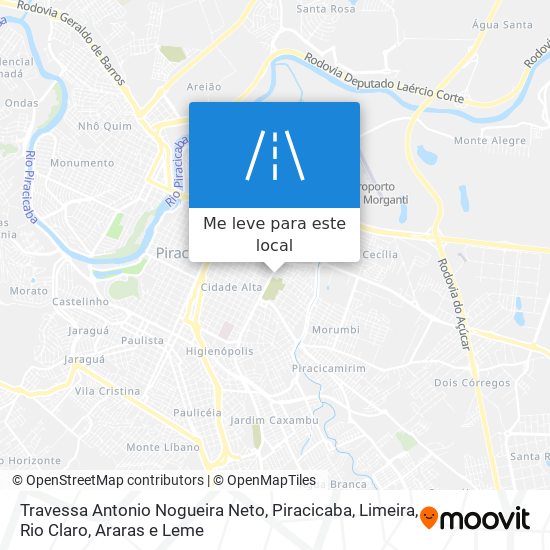 Travessa Antonio Nogueira Neto mapa