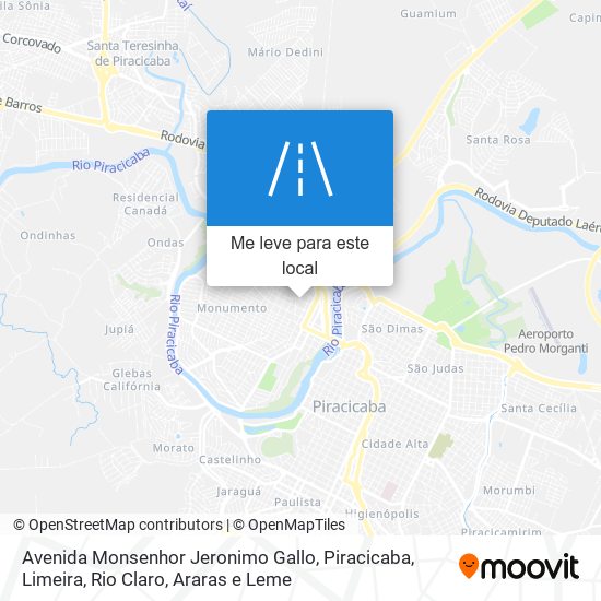 Avenida Monsenhor Jeronimo Gallo mapa