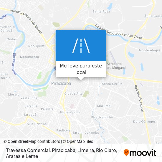 Travessa Comercial mapa