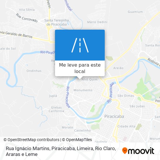 Rua Ignácio Martins mapa