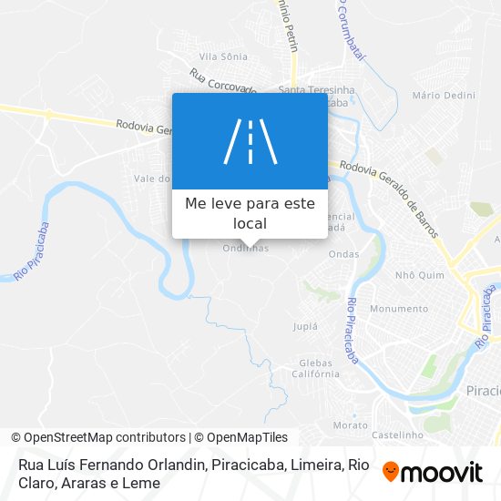 Rua Luís Fernando Orlandin mapa