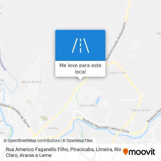 Rua Americo Faganello Filho mapa