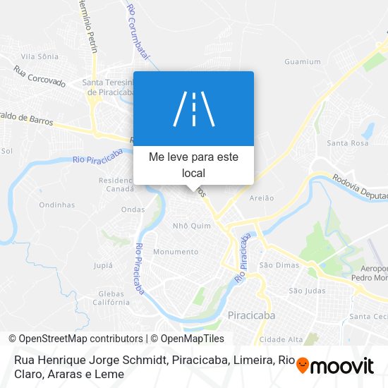 Rua Henrique Jorge Schmidt mapa