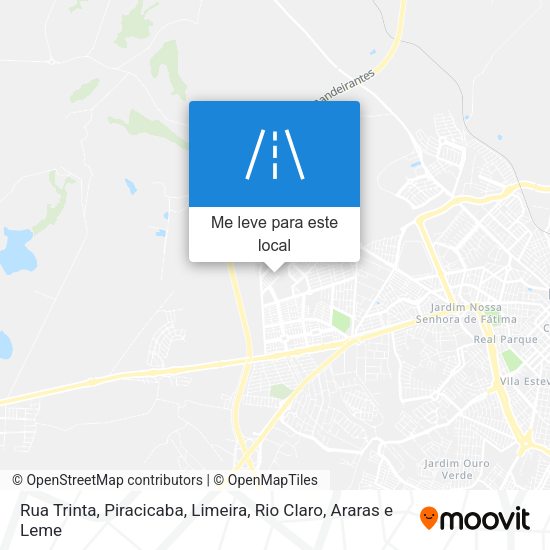 Rua Trinta mapa
