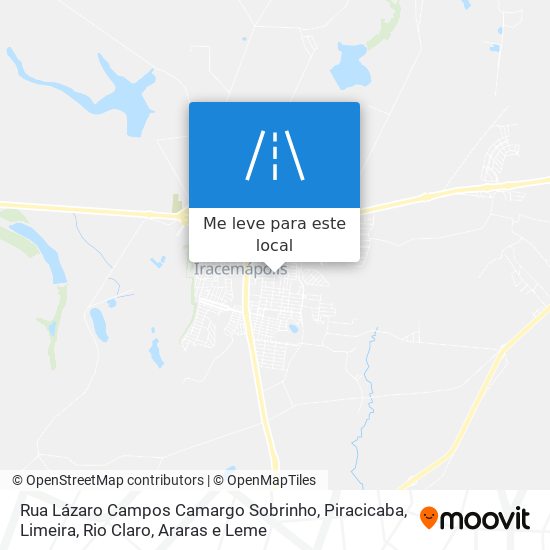 Rua Lázaro Campos Camargo Sobrinho mapa