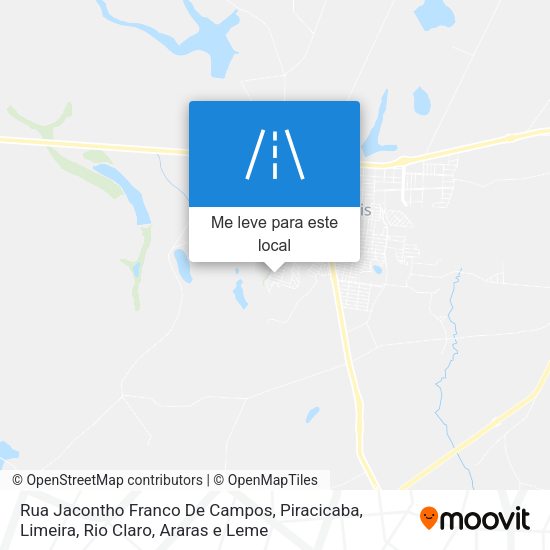 Rua Jacontho Franco De Campos mapa